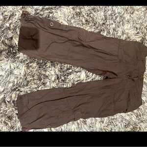 Vintage style Capri cargo  shorts Sz M